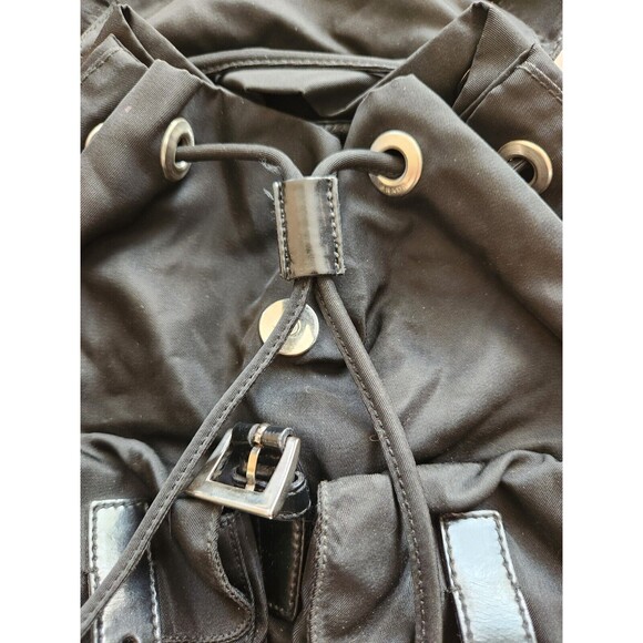 100% Authentic Prada Backpack Nylon Black Vintage With Authenticity - Picture 6 of 13